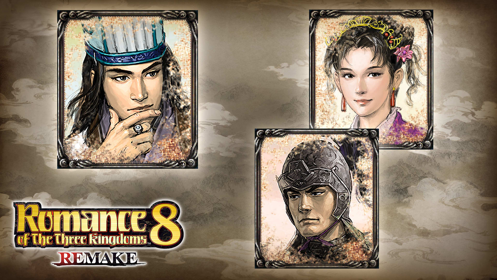 Commemorative CG Portrait & Scenario Set for "ROMANCE OF THE THREE KINGDOMS" Day