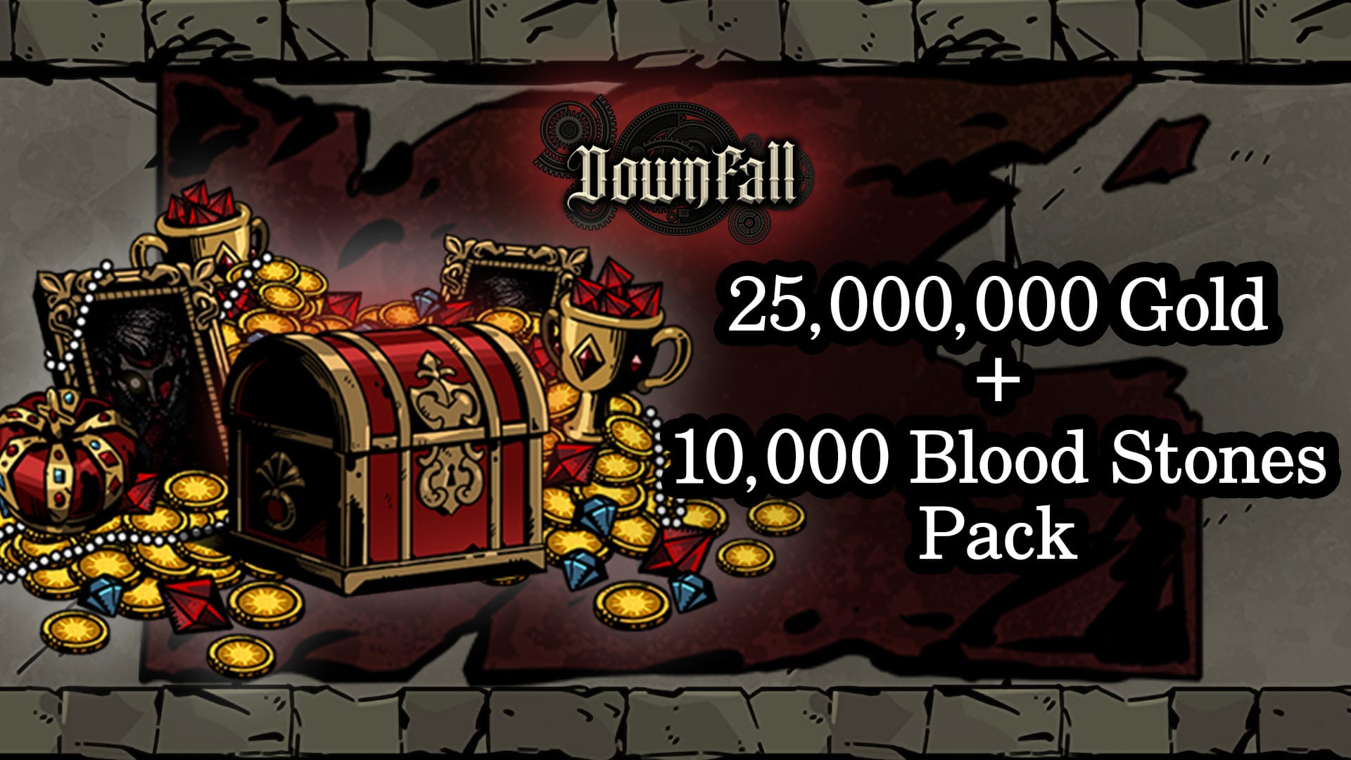 25,000,000 Gold + 10,000 Blood Stones Pack