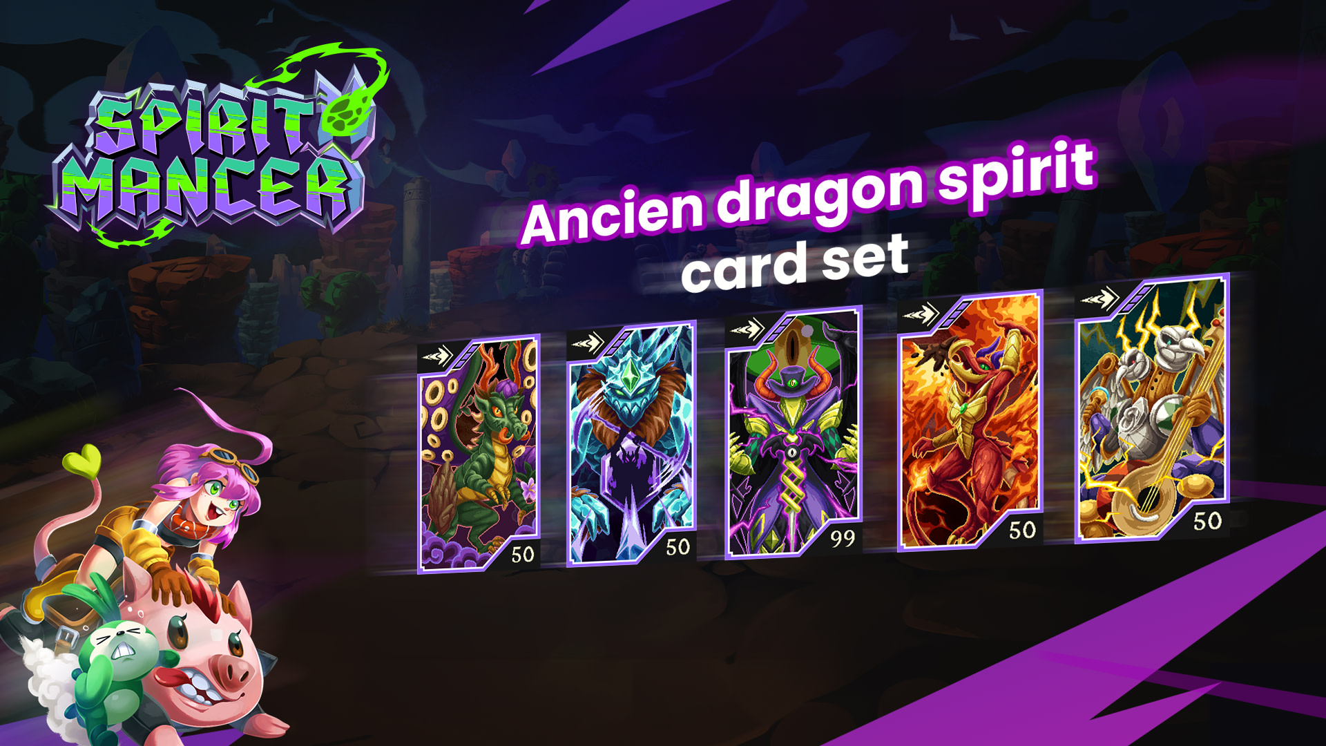 Ancient Dragon spirit card set