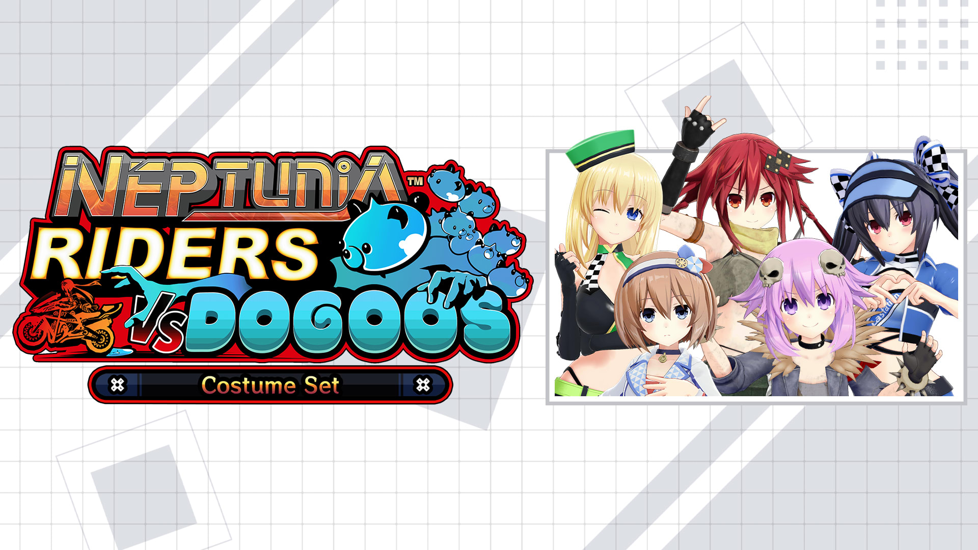 Neptunia Riders VS Dogoos Costume Set