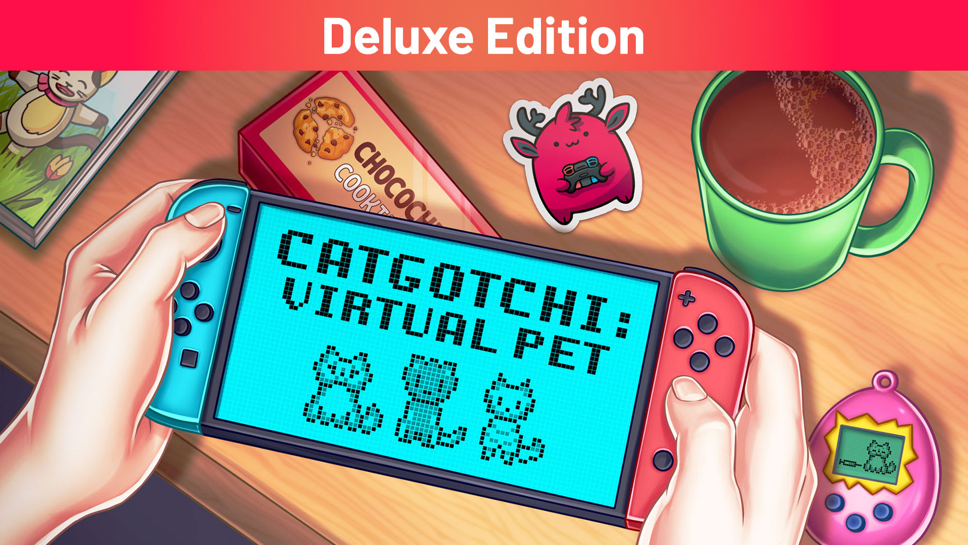 Catgotchi Virtual Pet Deluxe Edition for Nintendo Switch Nintendo
