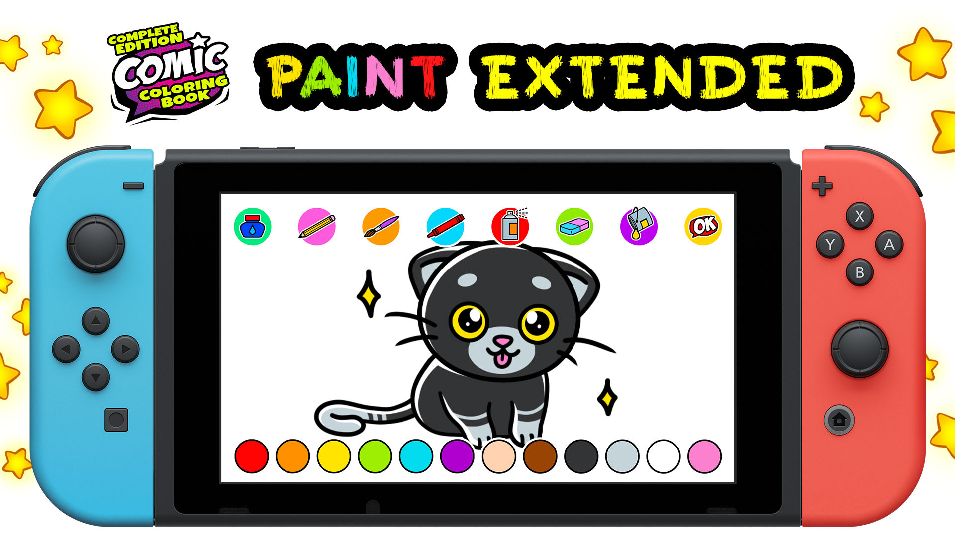 Comic Coloring Book Complete Edition: PAINT Extended