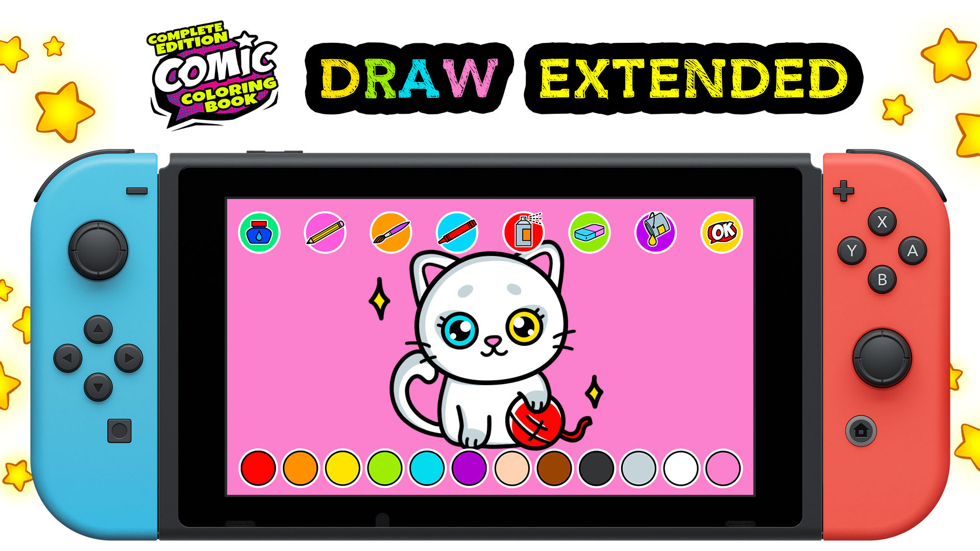 Comic Coloring Book Complete Edition: DRAW Extended