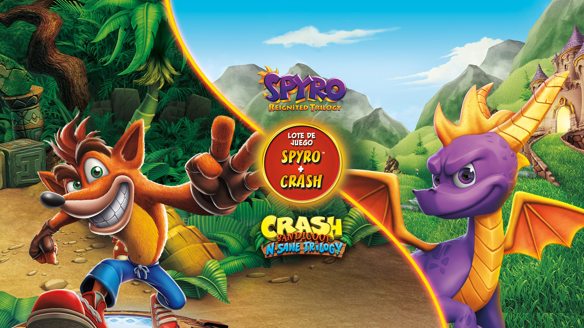 Lote de juego Spyro™ + Crash Remastered