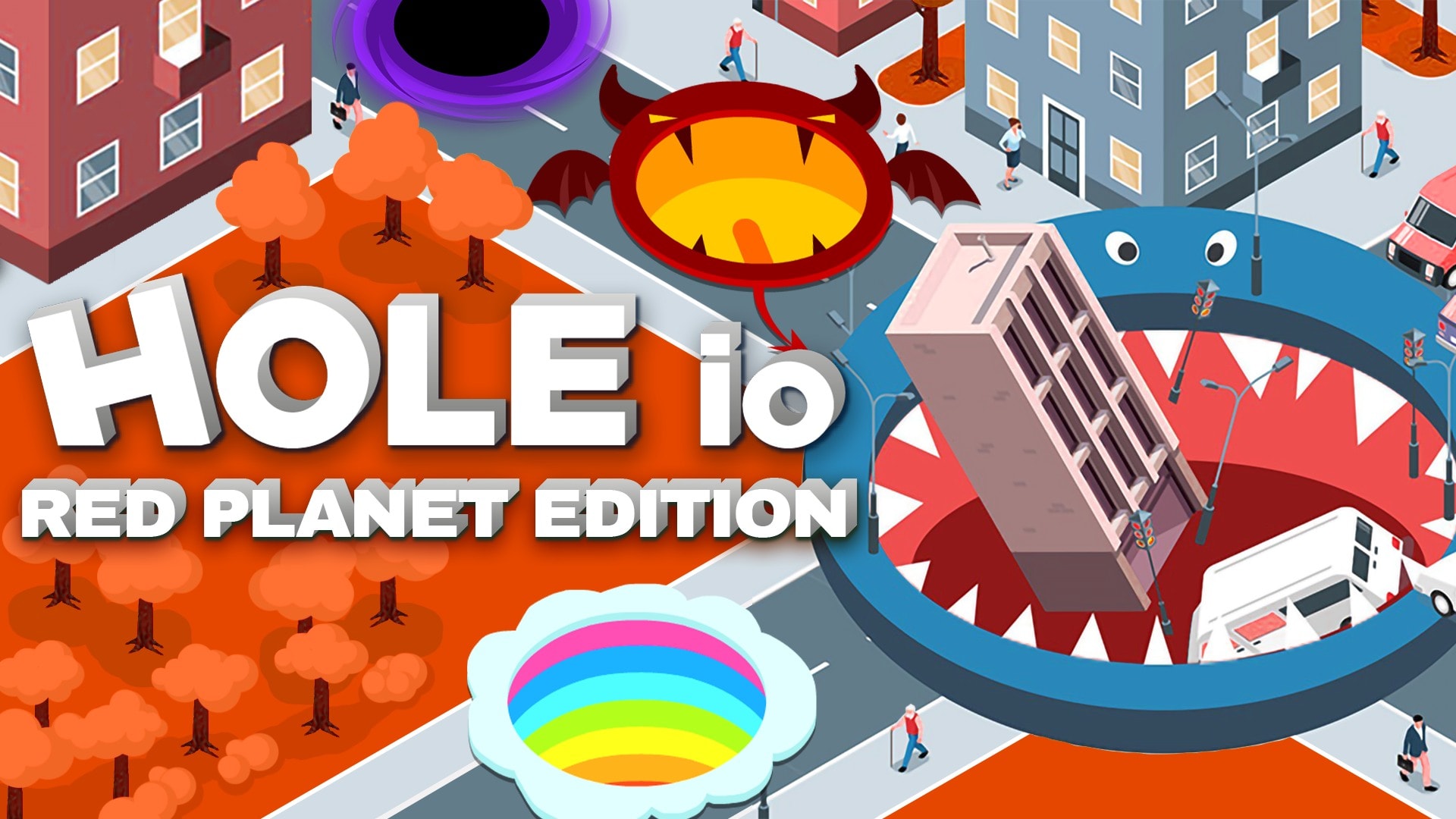 Hole io: Red Planet Edition