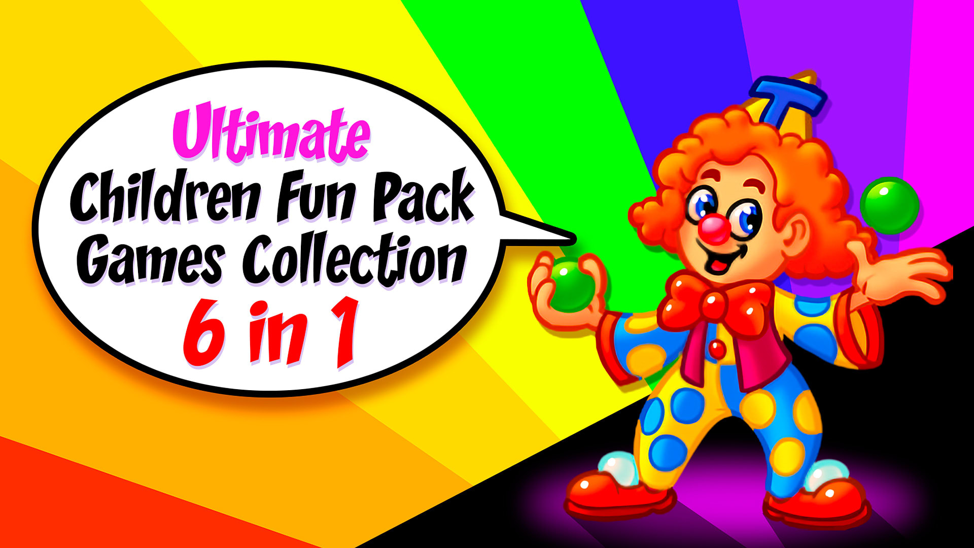 Ultimate Children Fun Pack Games Collection 6 in 1