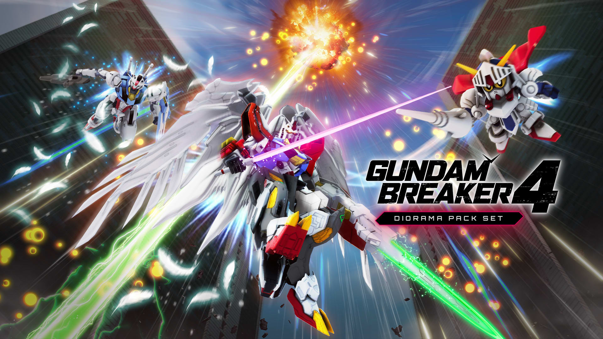 GUNDAM BREAKER 4 - Ensemble de packs de dioramas