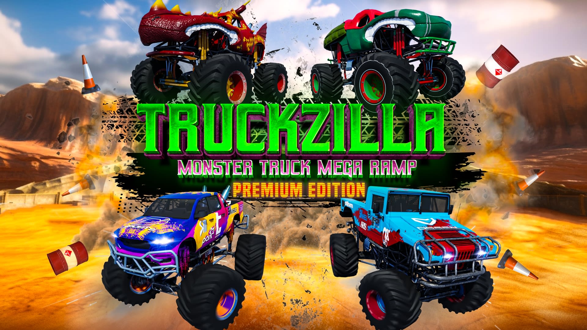 Truckzilla - Monster Truck Mega Ramp: Premium Edition