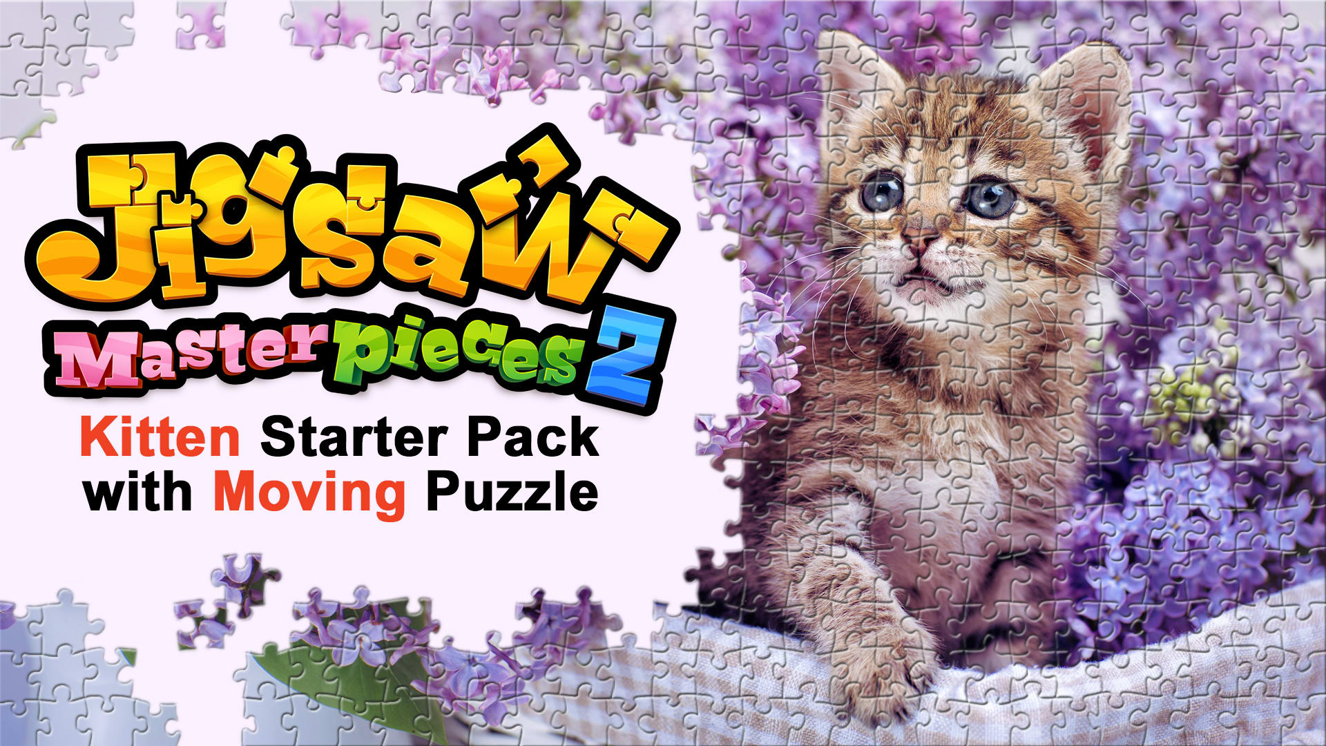 Jigsaw Masterpieces 2　Kitten Starter Pack with Moving Puzzle