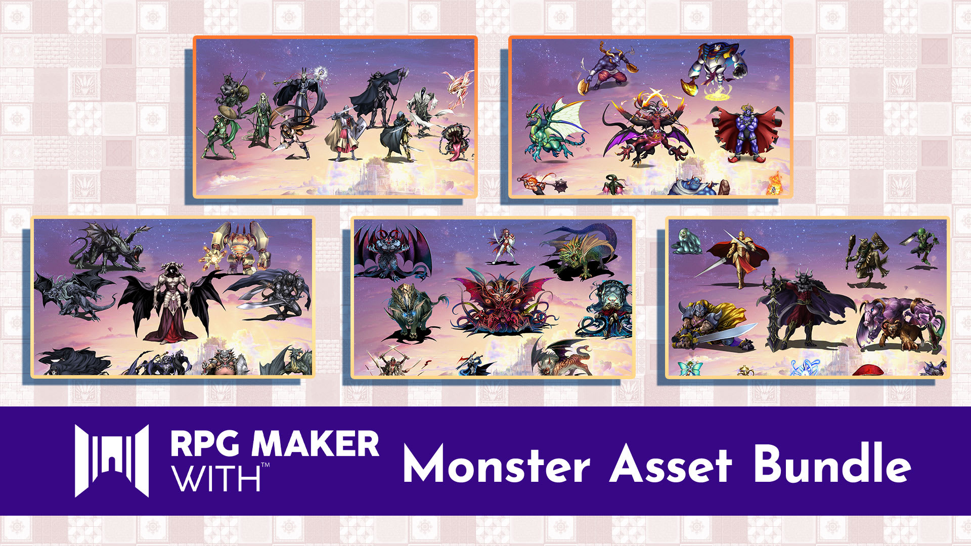 RPG MAKER WITH - Monster Asset Bundle