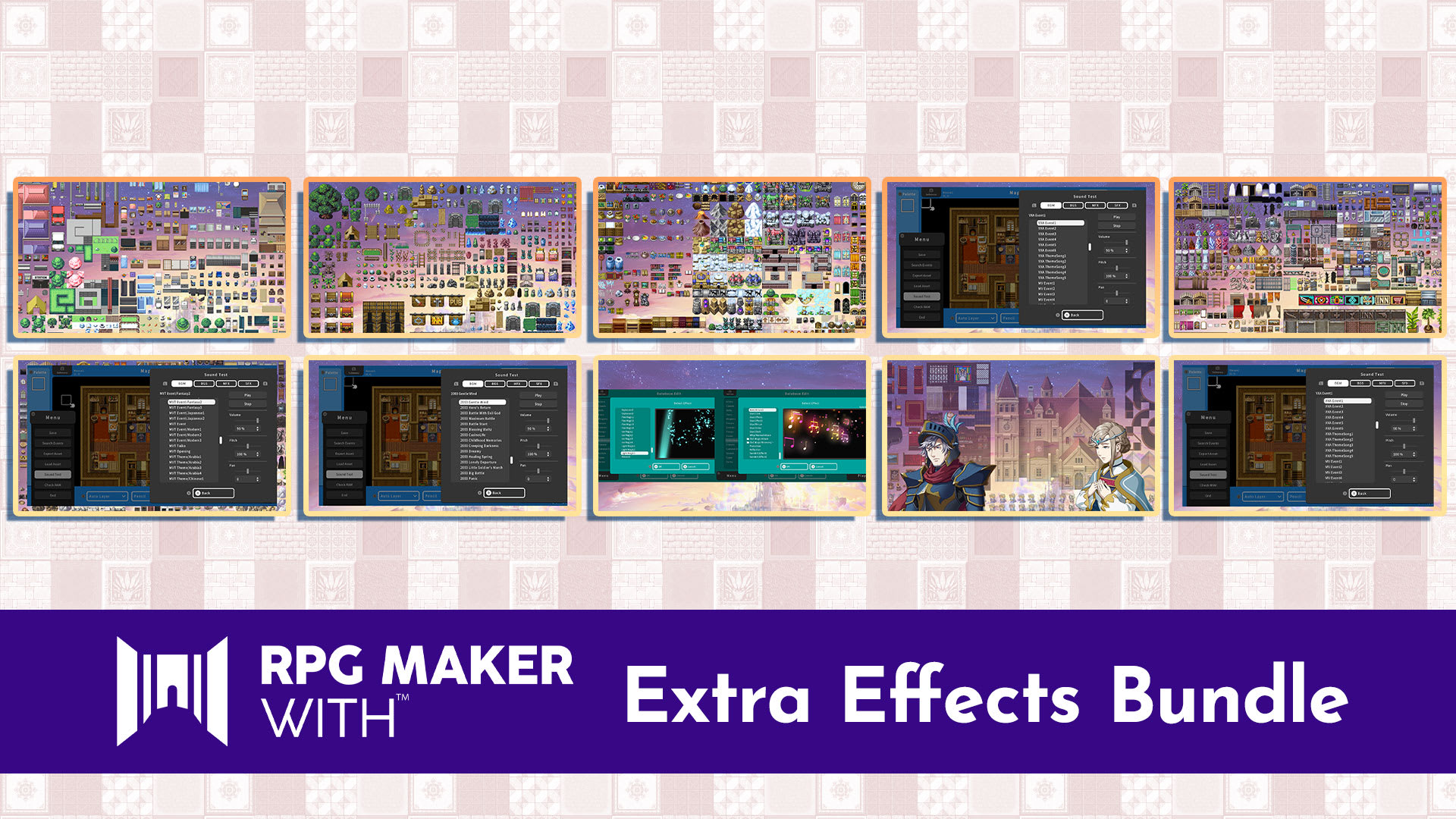 RPG MAKER WITH - Extra Effects Asset Bundle