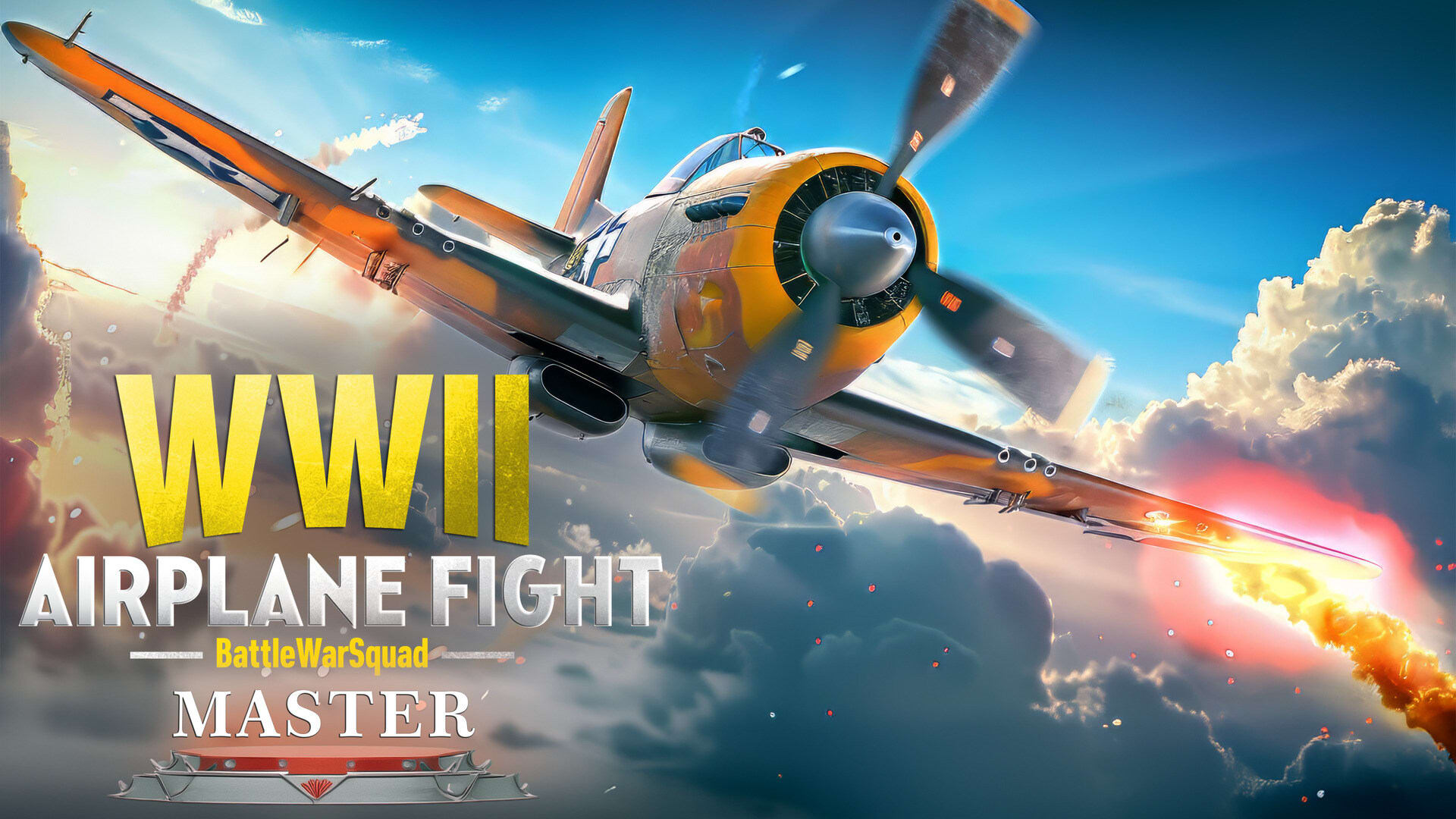 WWII AIRPLANE FIGHT - Battle War Squad - Master