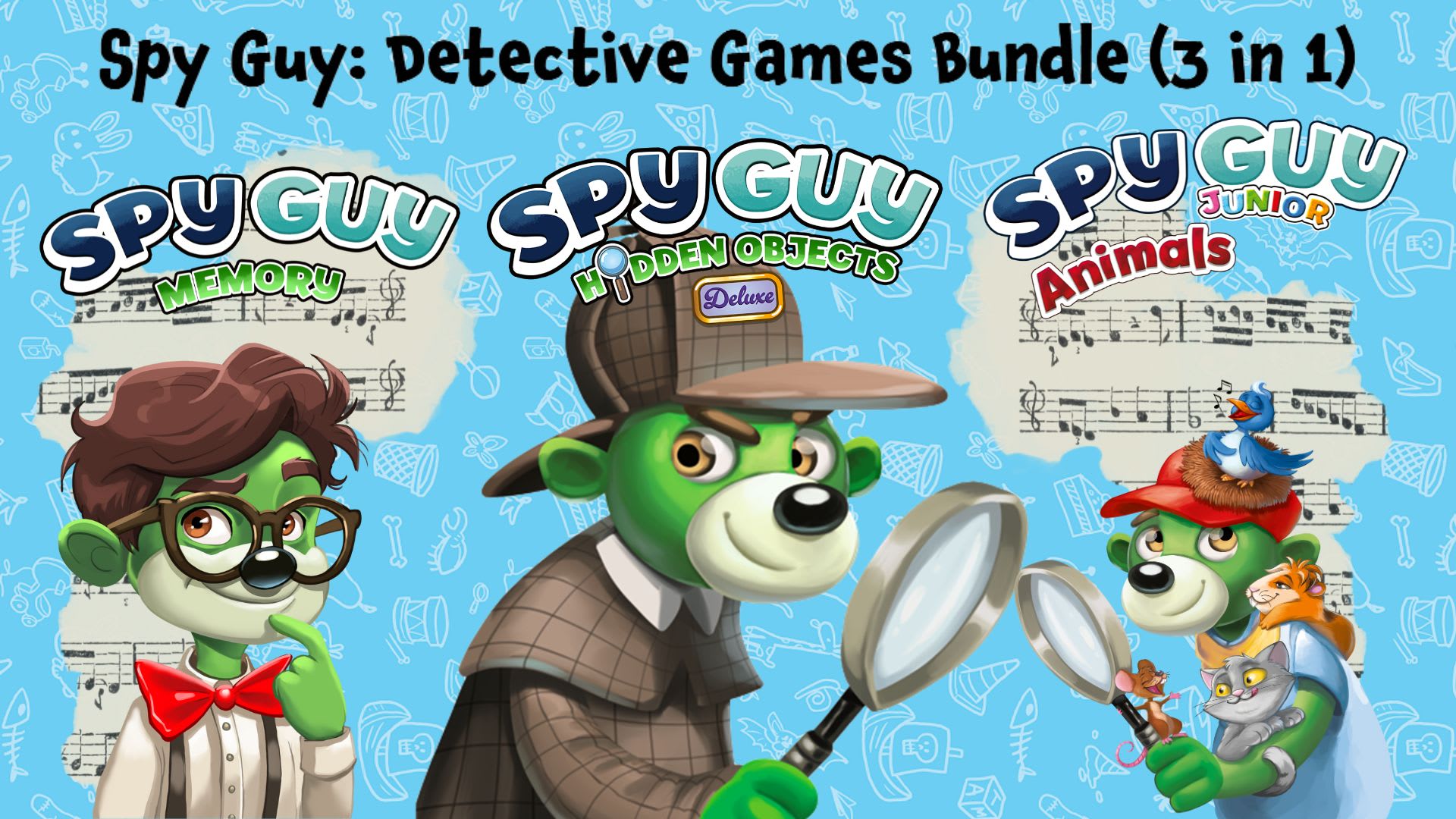 Spy Guy: Detective Games Bundle (3 in 1)