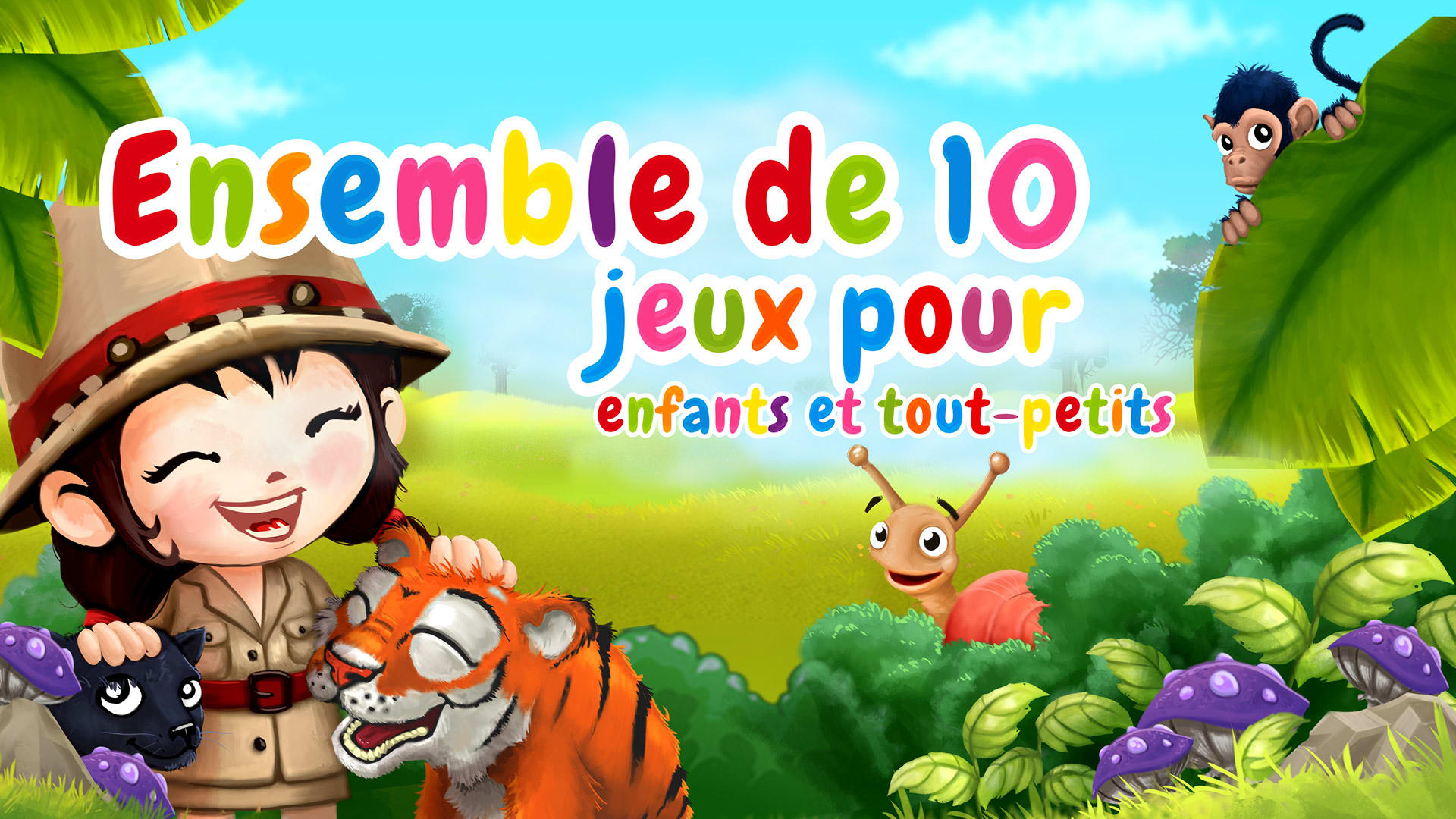 Ensemble de 10 jeux pour enfants et tout-petits