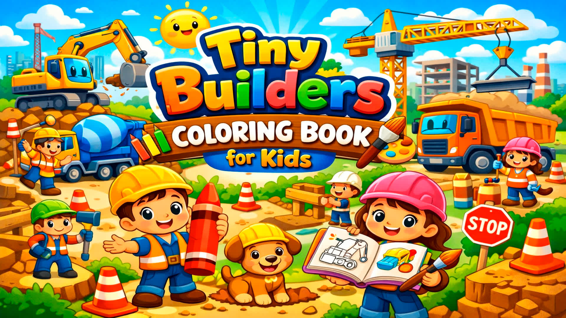 Tiny Builders Coloring Book for Kids for Nintendo Switch - Nintendo ...