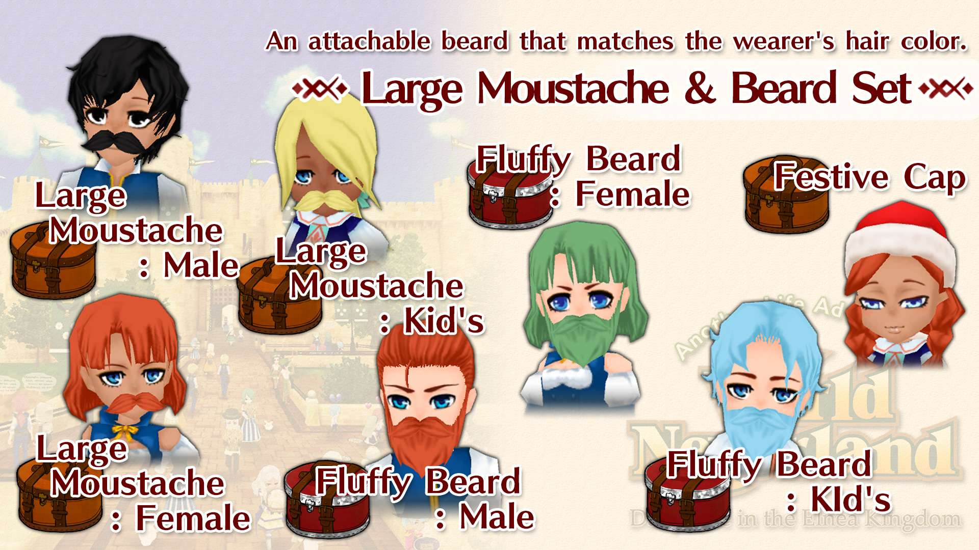 Large Moustache & Beard Set pour Nintendo Switch - Site Officiel ...