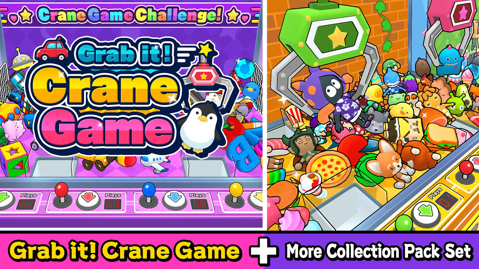 Grab it! Crane Game + More Collection Pack Set for Nintendo Switch ...