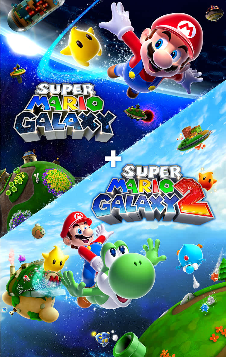 Super Mario Galaxy + 2 Switch ソフト Super Mario Galaxy + Super Mario Galaxy 2 – Nintendo Switch