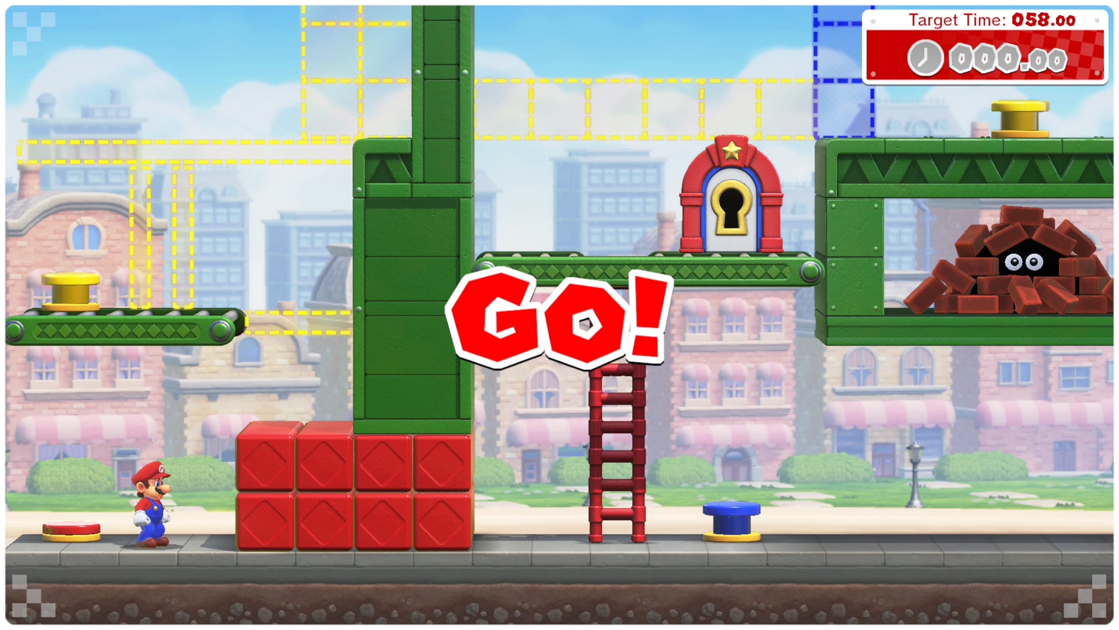 Time Attack levels have a Target Time that players must finish under