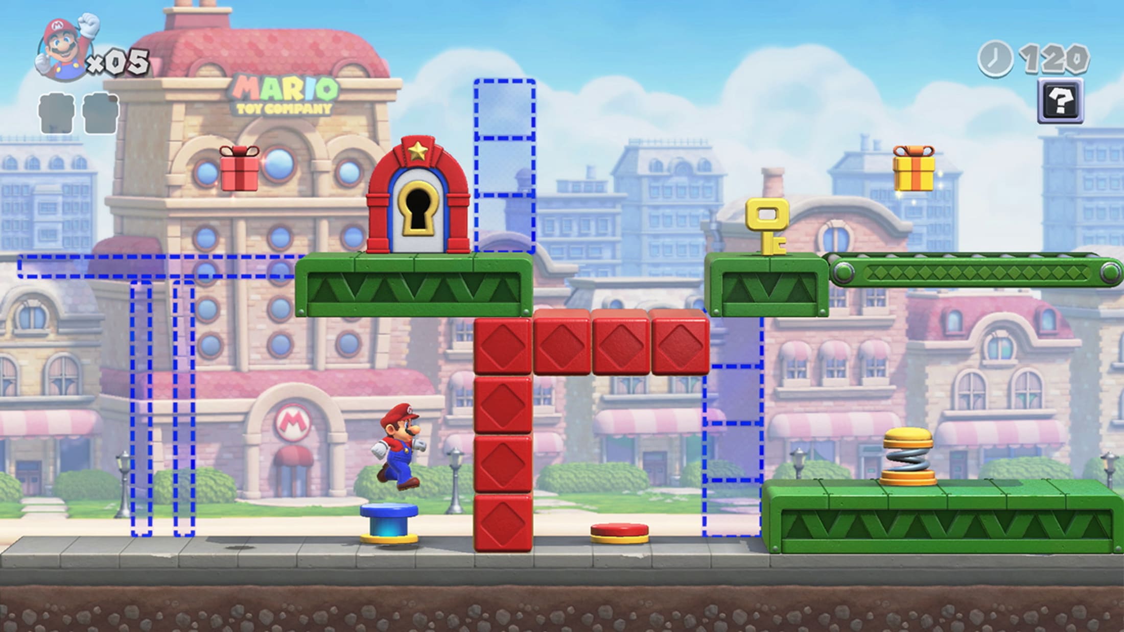 Classic Style shows a level timer in the top-right corner