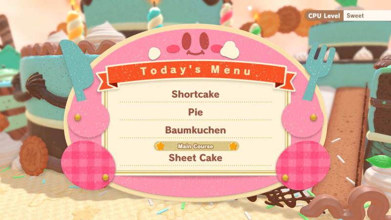 Page title Kirby's Dream Buffet™ for the Nintendo Switch™ system