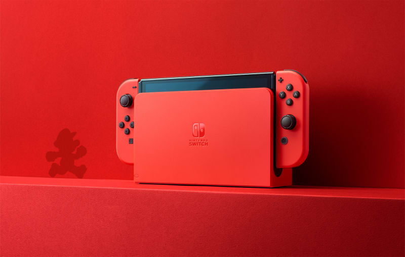 A new Nintendo Switch – OLED Model: Mario Red Edition System