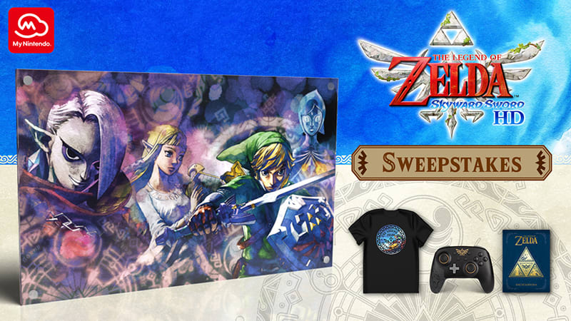 Enter the My Nintendo Site Sweepstakes! - - Sword Nintendo of HD News Zelda™: Skyward Official Legend