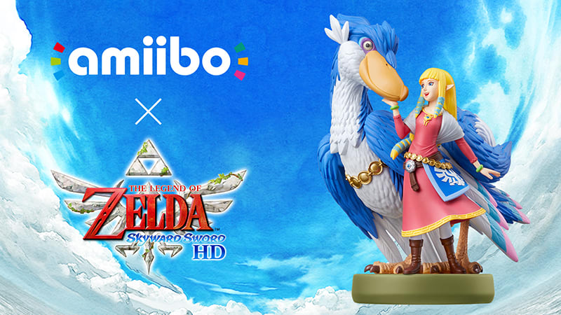 Nintendo The Legend of Zelda Skyward Sword amiibo Zelda & Loft Bird from JP  NEW