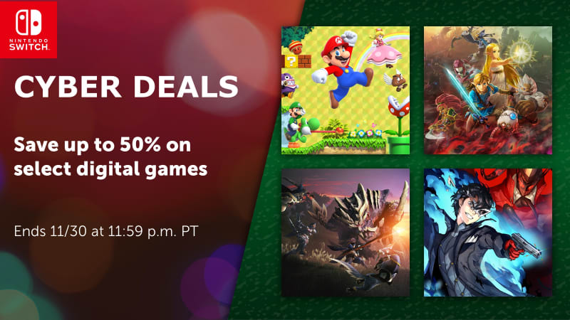 Nintendo Of America's eShop Cyber Deals Are Now Live - My Nintendo News