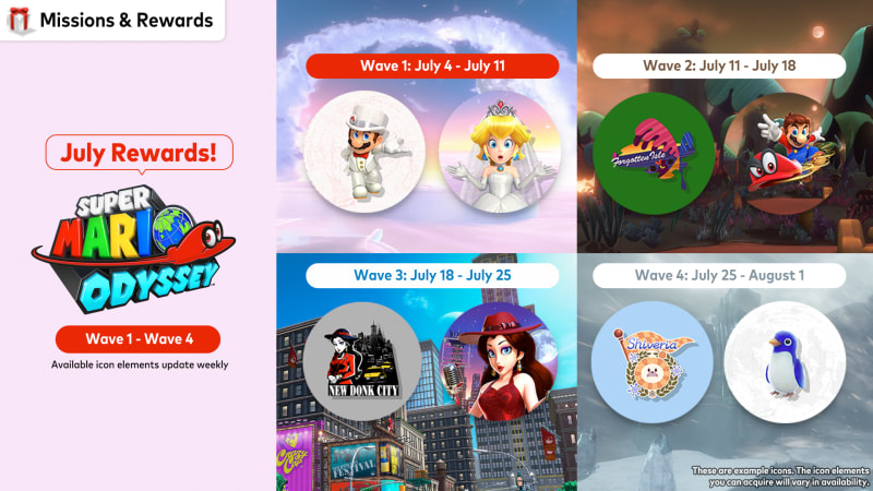 Switch Online Missions & Rewards Adds Super Mario Odyssey “Show