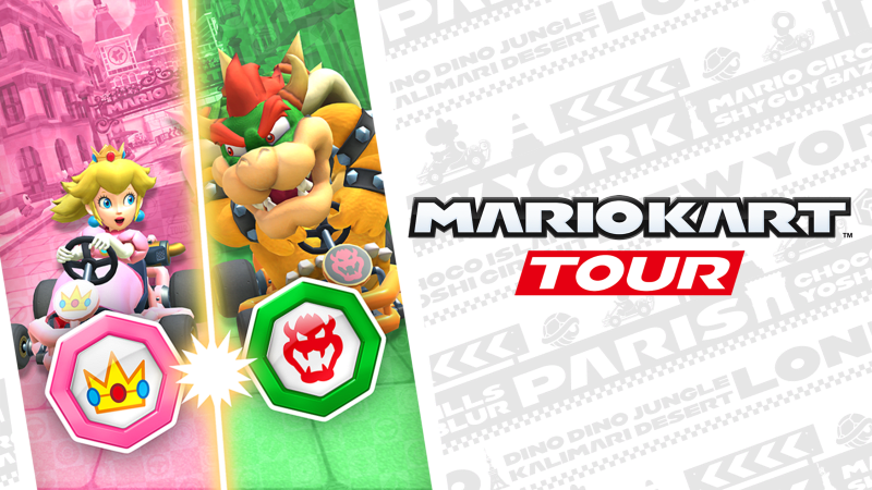 Mario Kart Tour🍄🚗All Mario characters and extreme races (Mario vs. Peach  Tour)