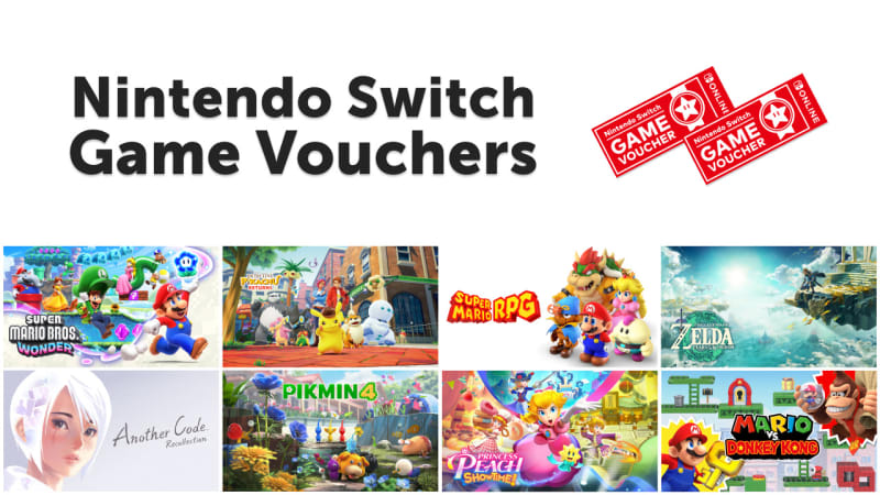Games - Nintendo Switch Game Vouchers