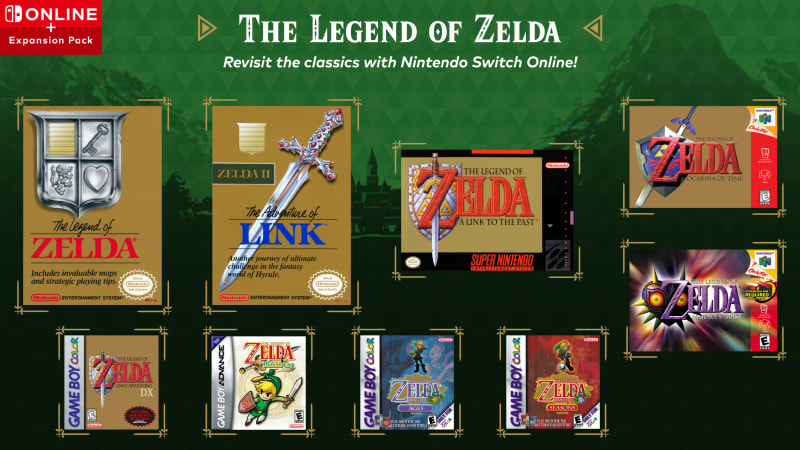 The legend of zelda discount nintendo switch online