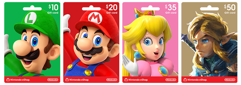 Nintendo eShop Gift Cards - Official Site