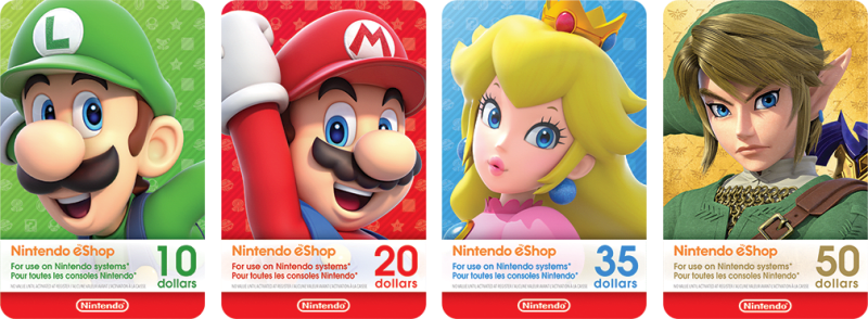 strijd Min Wind Nintendo eShop Gift Cards - Official Site