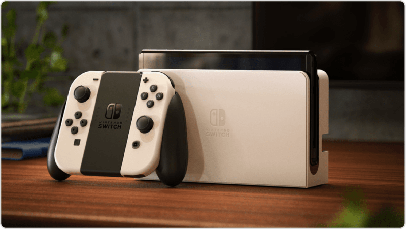 Nintendo Switch – OLED Model w/ White Joy-Con