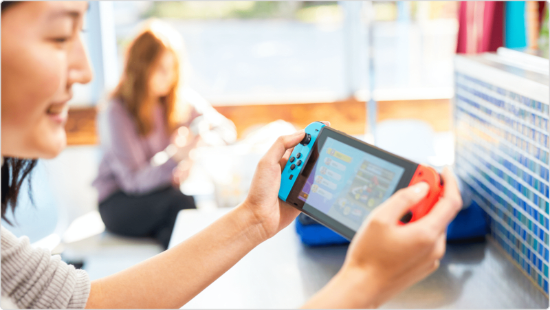 Nintendo Switch 本体 ネオンブルーレッド 限定クロス付き 家庭用ゲーム本体 『1年保証』