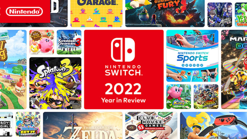 Check out your Nintendo Switch Year in Review 2022!