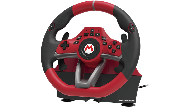 Hori Mario Kart Racing Pro Deluxe for Nintendo Switch Red NSW-228U - Best  Buy