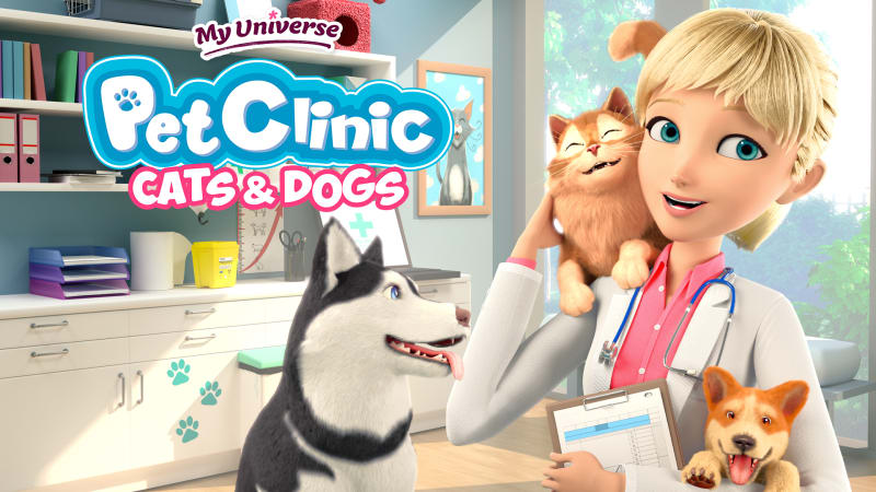 Nintendo Official DOGS - CATS & CLINIC Universe My Site PET Switch for Nintendo -