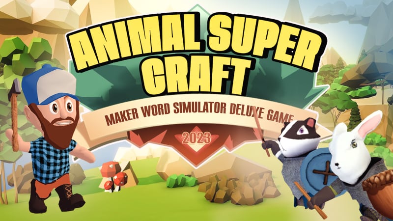Animal Super Craft   Maker Word Simulator Deluxe Game 2023 for 