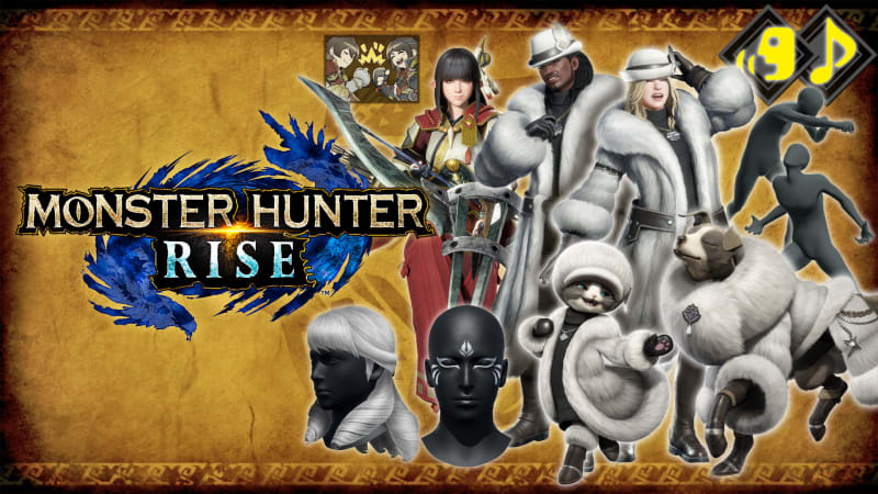 Monster Nintendo Site - Rise Official 8 Nintendo DLC Switch Pack for Hunter