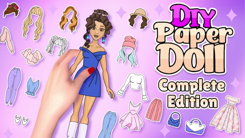 Paper dolls hot sale purple dress