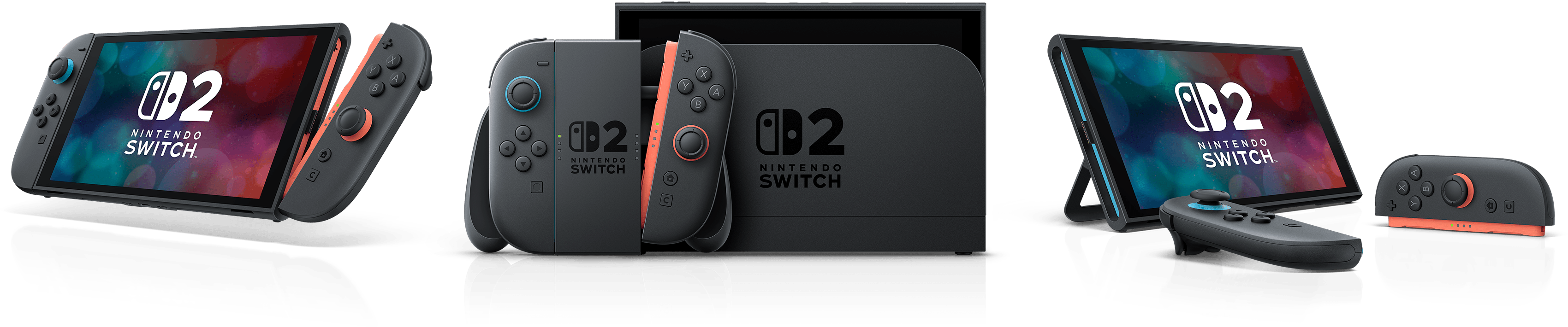 Nintendo Switch 2 en modo portátil, TV y semiportátil