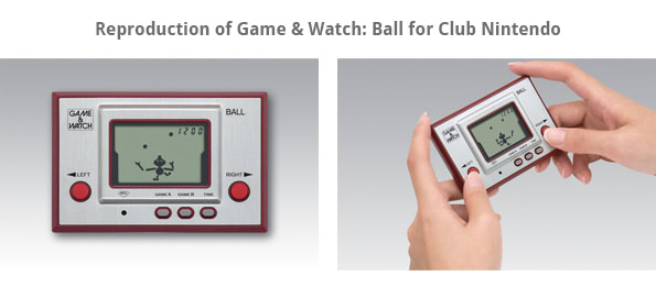 Club Nintendo store Game & Watch Ball