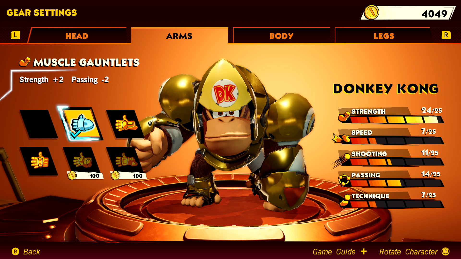 Muscle gear set: improves strength