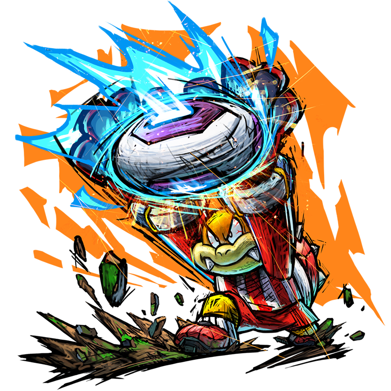 Boom Boom throwing the ball