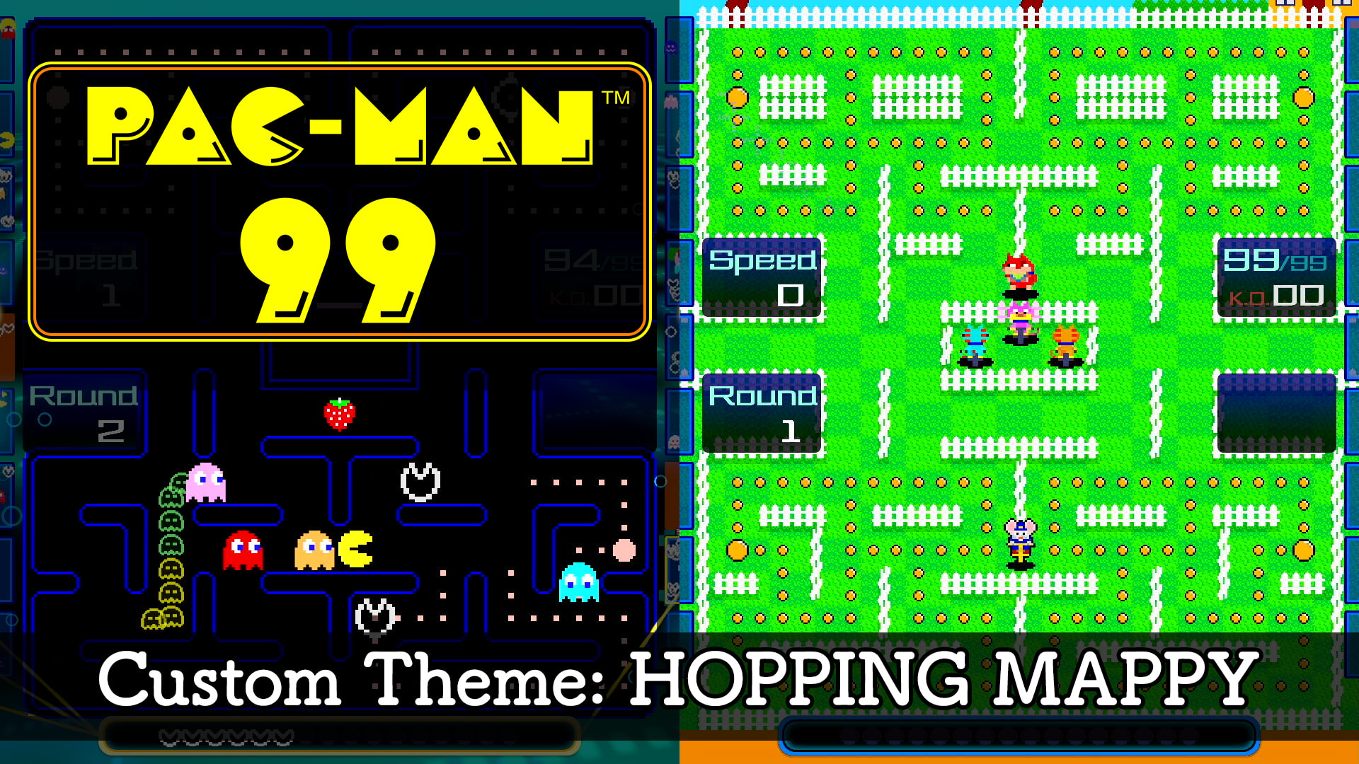 PAC-MAN™ 99 Custom Theme: HOPPING MAPPY