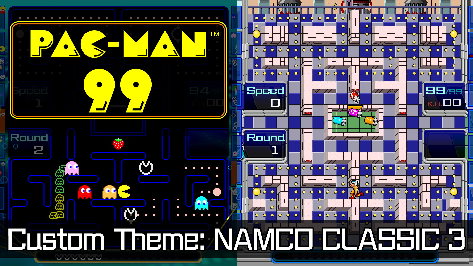 PAC-MAN™ 99 Custom Theme: NAMCO CLASSIC 3