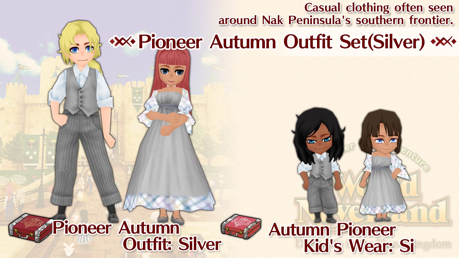 Pioneer Autumn Outfit Set(Silver)
